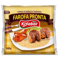 Farofa Pronta Temperada Kisabor 400g