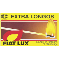 Fosforo Extra Longos Fiat Lux 50 Fosforos