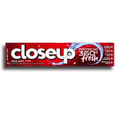 Gel Dental Closeup Red Hot 90g