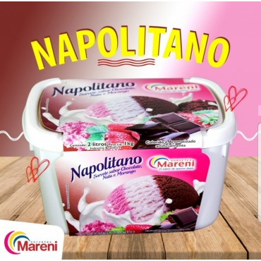 Sorvete Mareni Napolitano 2L