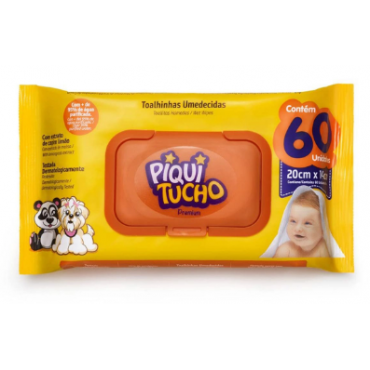 Lenços Umedecidos PiquiTucho 60und