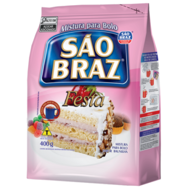 Mistura para Bolo Festa São Braz 400g