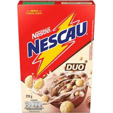 Cereal Nescau Duo Chocolate Ao Leite e Chocolate Branco 210g
