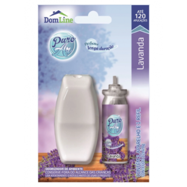 Odorizador Puro Ar Lavanda Aparelho +Refil 12ml