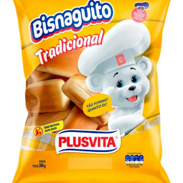 Pão Bisnaguito PlusVita Tradicional 300g
