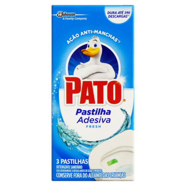 Pastilha Adesiva Pato Fresh 3Pastilhas
