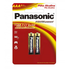 Pilhas Panasonic Alcalina AAA com 2 Und.