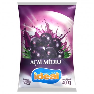Polpa Ideal Açaí Medio 400g