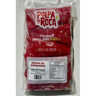 Polpa da Roça Morango 1kg