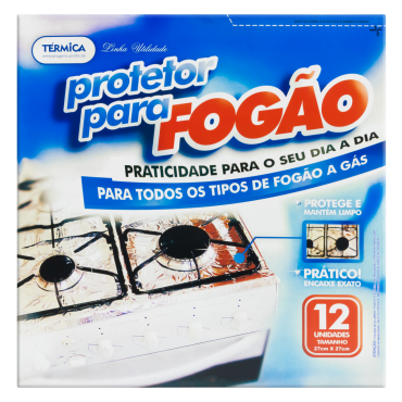 Protetor de Fogao Termica 27cmX27cm 12und