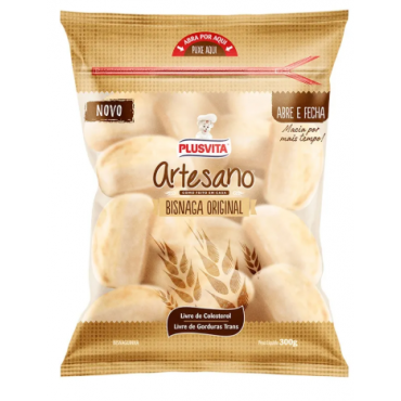 Pão Bisnaguinha Original Plusvita Artesano 300g