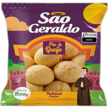 Pão de Queijo Tradicional São Geraldo 800g