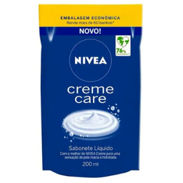 Refil Sabonete Líquido Nivea Creme Care 200ml