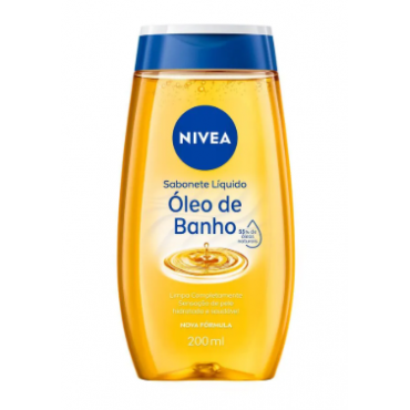Sabonete Líquido Nívea Óleo de Banho 200ml