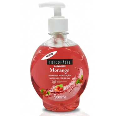 Sabonete Líquido Tricofácil Morango 500ml