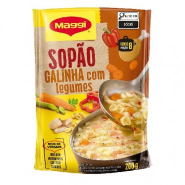 Sopão Galinha com Legumes Maggi 200g