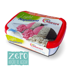 Sorvete Mareni Napolitano Zero 1L