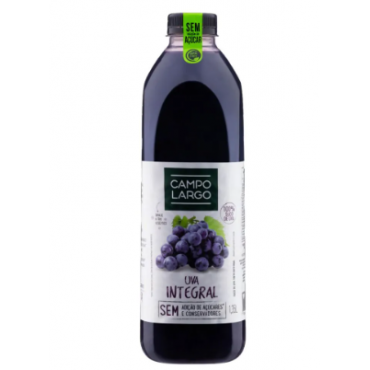 Suco Integral Uva Tinto Campo Largo Garrafa 1,35L