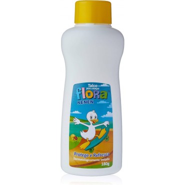 Talco Infantil Flora Neném 180g