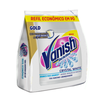 Tira Manchas Vanish Po Crystal White Branco Refil 400G 