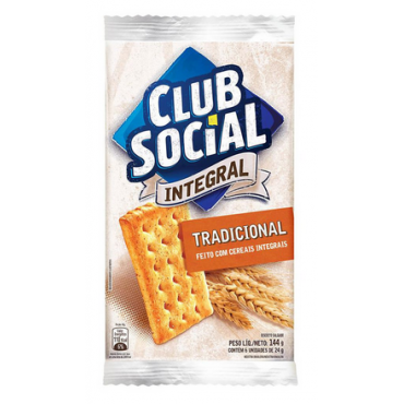 Biscoito Club Social Integral 156g
