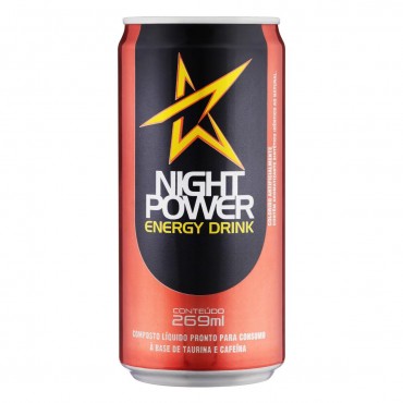 Energético Night Power Energy Drink Lata 269ml
