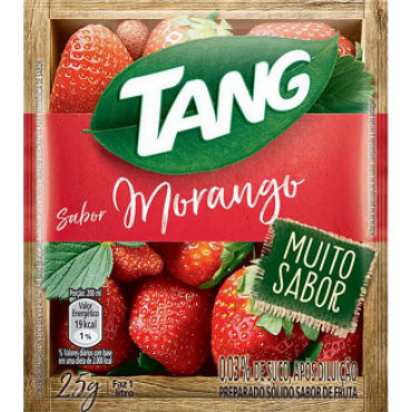 Refresco em Pó Tang de Morango 18g