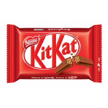 Mini Barra de Chocolate ao Leite com Biscoito Kit Kat 41,5g