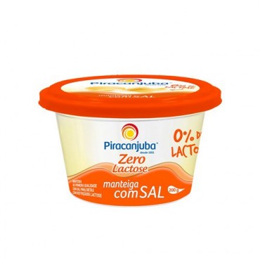 Manteiga Piracanjuba Zero Lactose com Sal Pote 200G