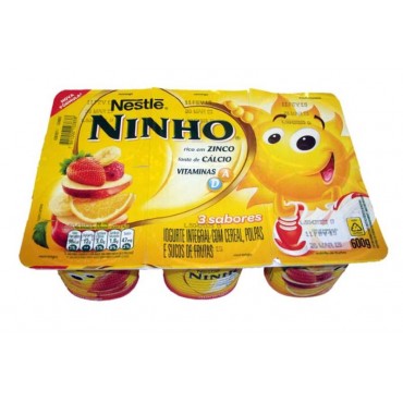 Iogurte Nestlé Ninho Bandeja Com Cereal 600g