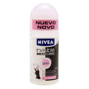 Desodorante Roll On Nivea Invisible For Black & White 50ml