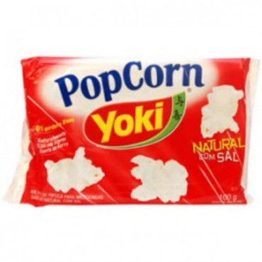 Pipoca Yoki Natural Com Sal 100g