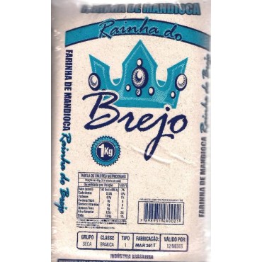 Farinha de Mandioca Quebradinha Rainha do Brejo 1Kg
