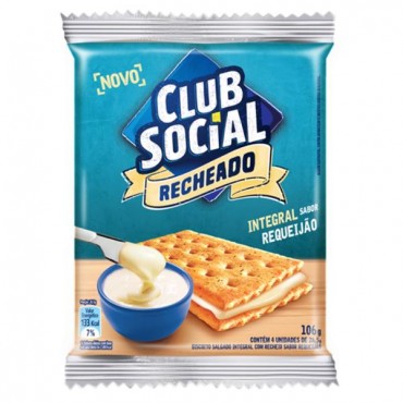 Biscoito Club Social Recheado Requeijão 106g