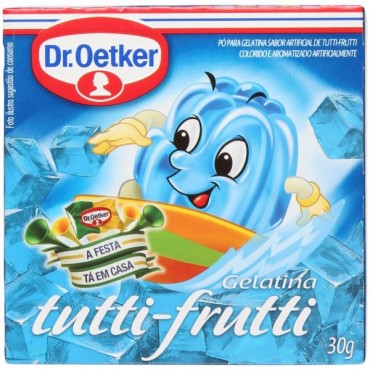 Gelatina  Em Pó Dr. Oetker Tutti Frutti 30g