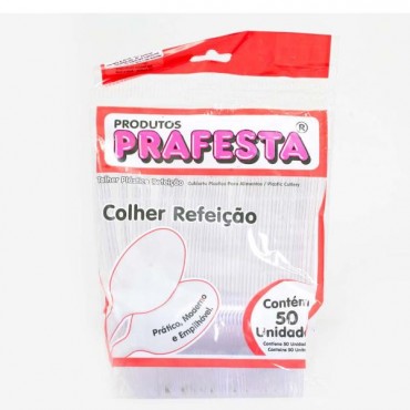 Colher Refeição PraFesta 50und