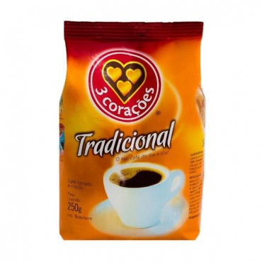 Café 3 Corações Tradicional Sachet 250g