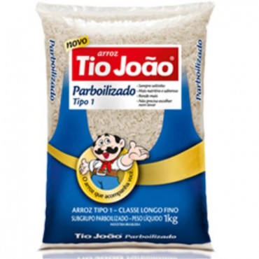 Arroz Tio João Parboilizado 1Kg