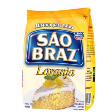 Mistura para Bolo Laranja São Braz 400g